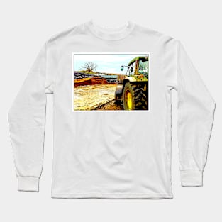 Irish Farm - Comic Style Long Sleeve T-Shirt